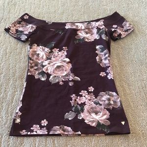 Guess off the shoulder top